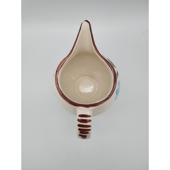 Italian Floral Pitcher Ristorante Tuscolo Grottaferrata Velletri Souvenir Piece? - Picture 5 of 11